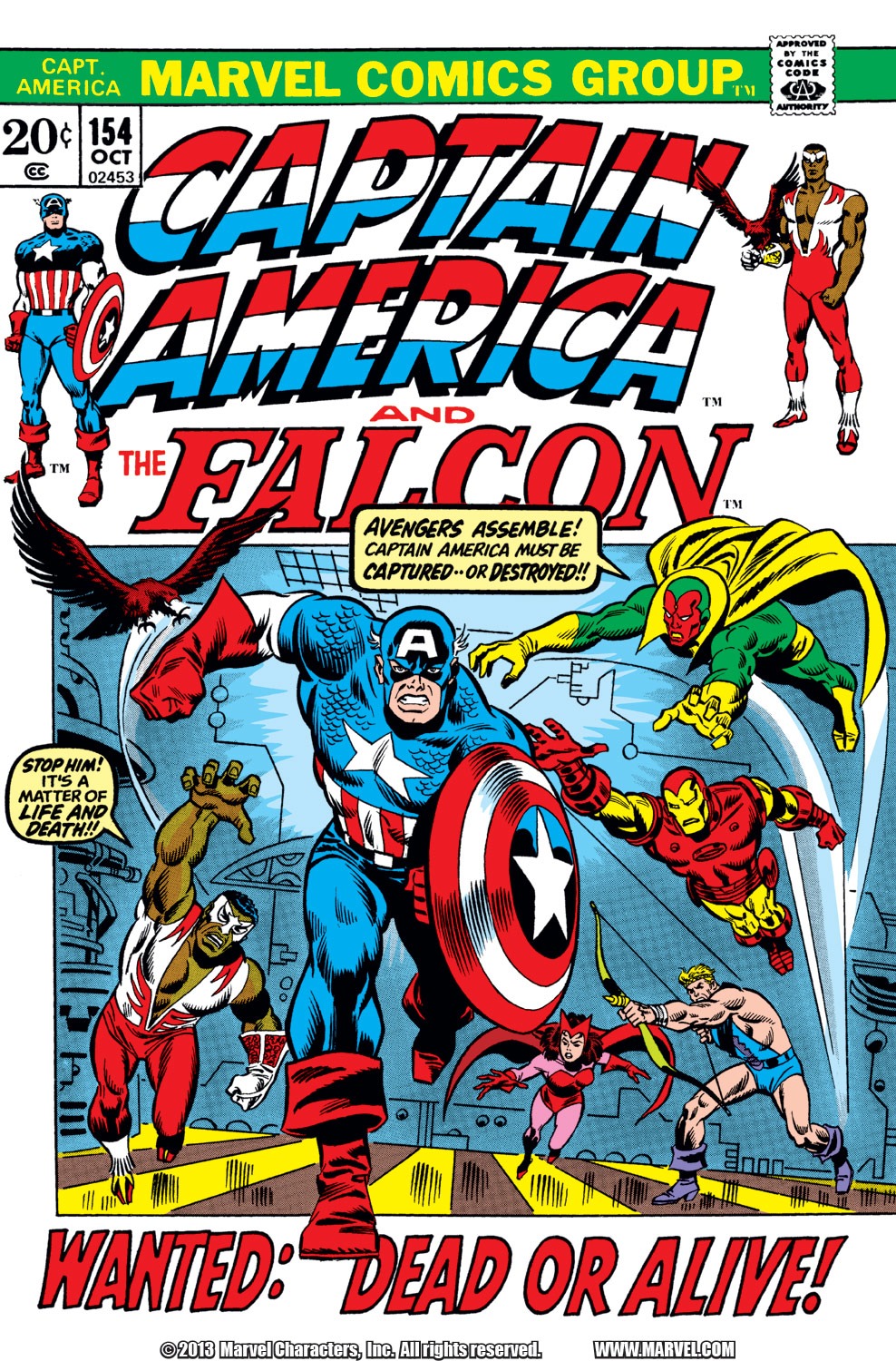 Captain America (1968) Issue #154 #68 - English 1