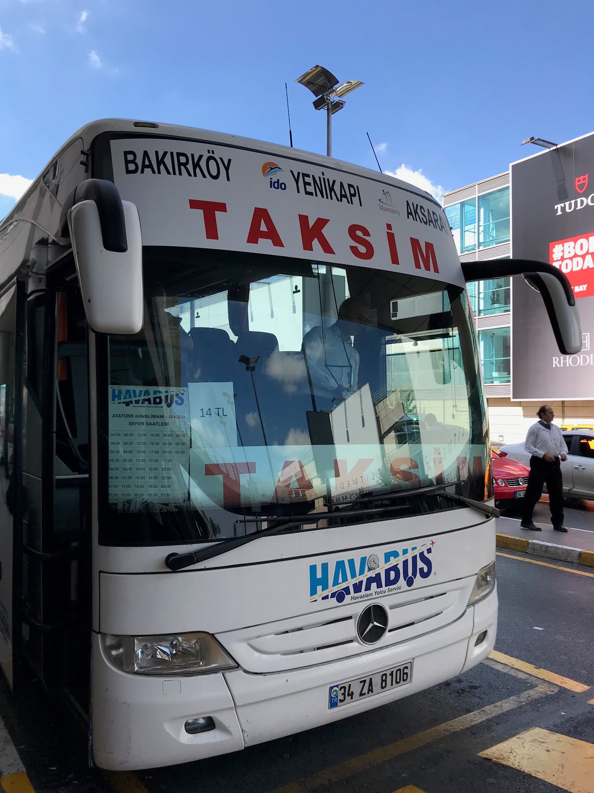 M E M O Havabus From And To Istanbul Airport To Taksim