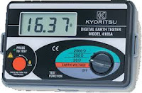 Alat Ukur Ketahanan Tanah Grounding Earth Tester Kyoritsu 4105A
