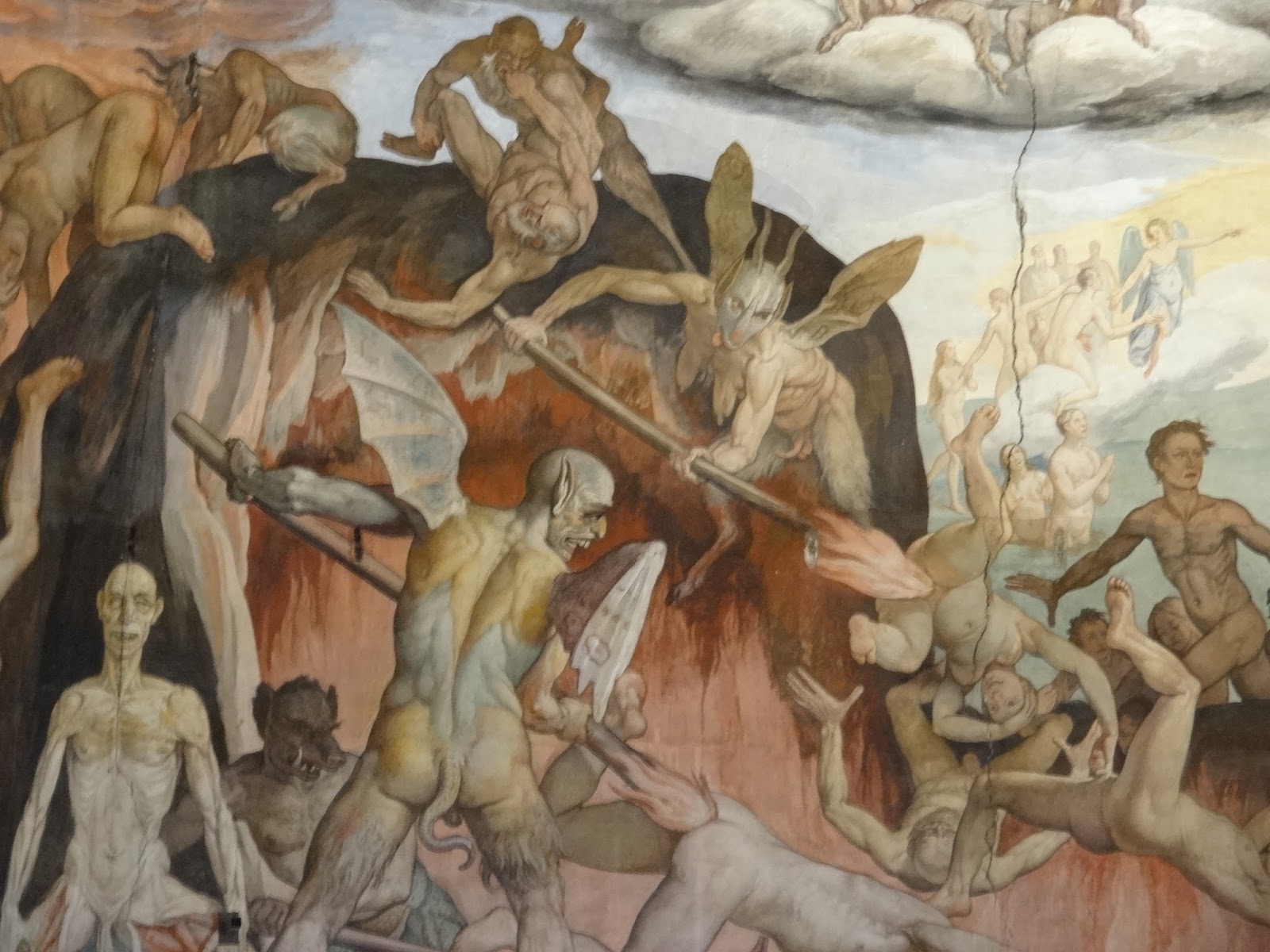Мужеложники это. Грешники в аду фреска Флоренция. Мученик ГРАШНИКОВ В аду.