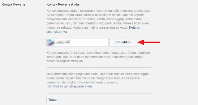 kontak pewaris Jaga-jaga Sebelum Mati, Ini Cara Mewariskan Akun Facebook