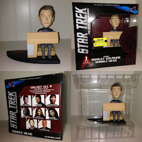 Toy Review: San Diego Comic-Con 2013 Exclusive Star Trek: The Next Generation Wesley Crusher Build-a-Bridge Bobble Head by Bif Bang Pow! & Entertainment Earth
