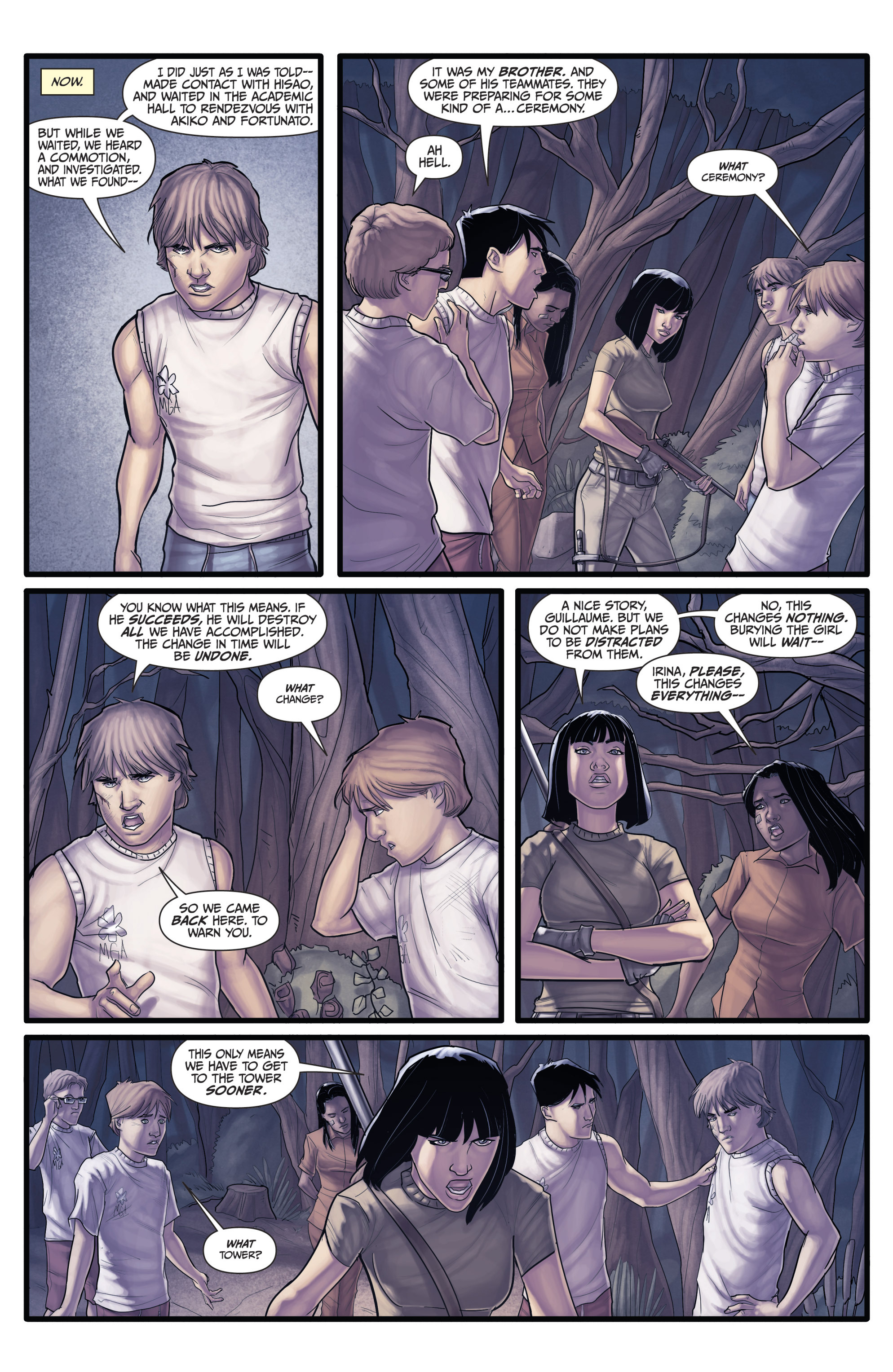 Read online Morning Glories comic -  Issue #21 - 22
