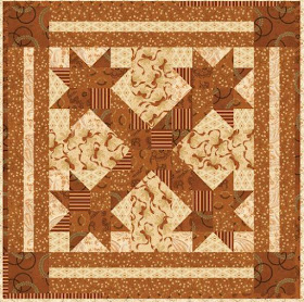 Turkey Trot FREE quilt block pattern at www.countryjunktion.com