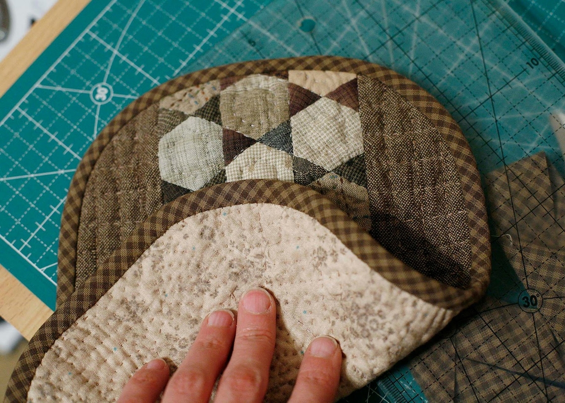 How to sew a cosmetics bag in the technique Japanese Patchwork. DIY tutorial with pictures. Косметичка Японский Пэчворк