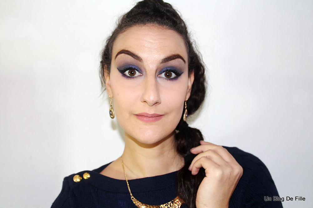 Un blog de fille Maquillage Bleu Indigo Jasmine Inspired Makeup [MSC]