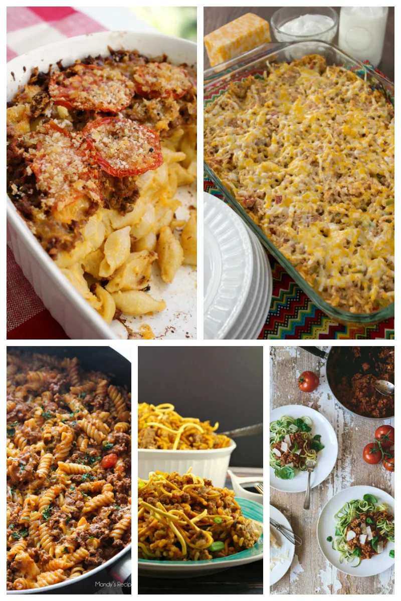 Are you looking for some ground beef dinner recipes? Is your freezer packed with ground beef and you just don't know what to make? Use this collection of 75 Ground Beef Dinner Ideas to give you some inspiration on what to make for dinner tonight! #groundbeef #dinner