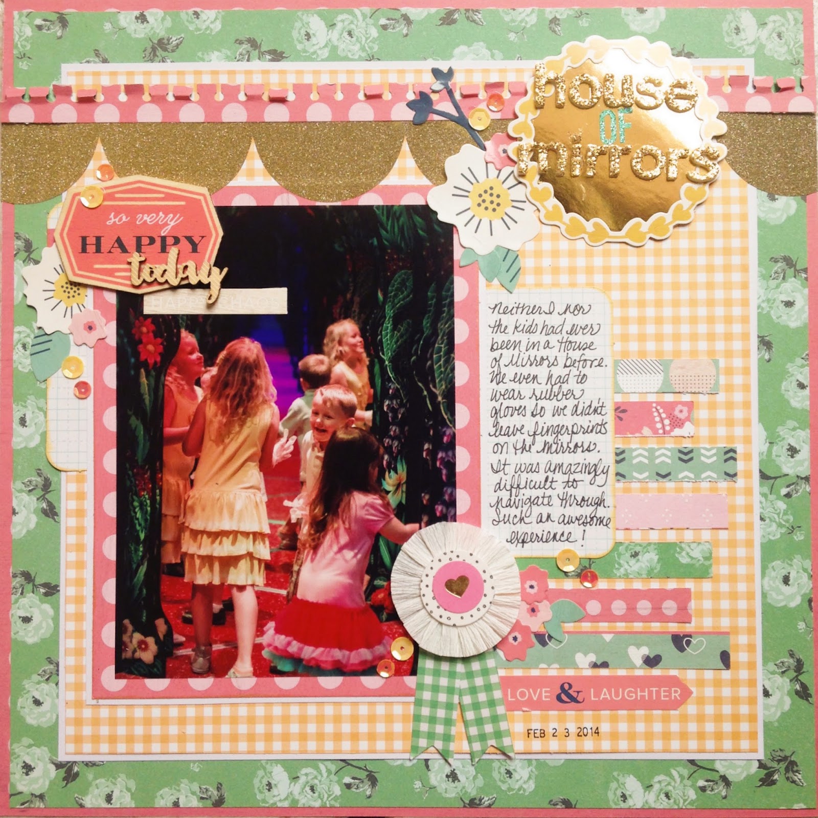 Layouts and Projects {House of Mirrors} with the