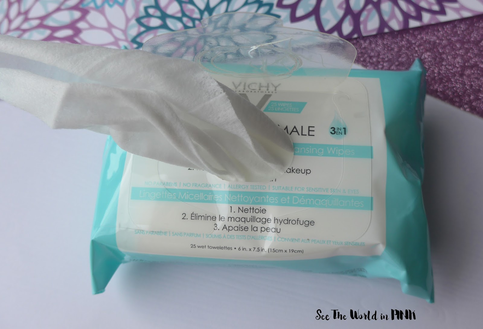 Skincare Sunday - Vichy Makeup Removing Micellar Cleansing Wipes Review
