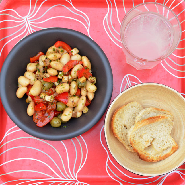 ann und für sich: Mmmhontags-Rezept: Bohnensalat mit Räuchertofu