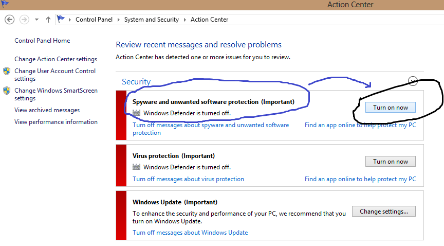 Cara Mengaktifkan Anti Virus Defender pada Windows 8