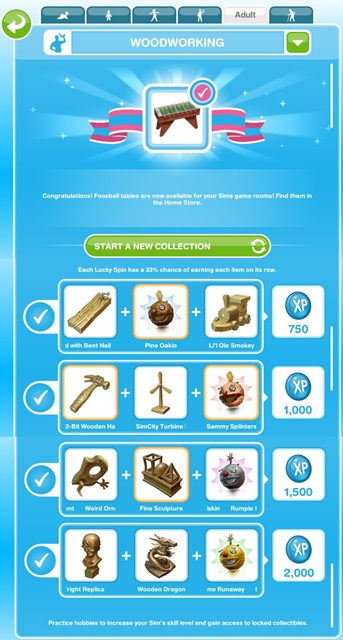 Woodworking Hobby The Sims Freeplay Insims