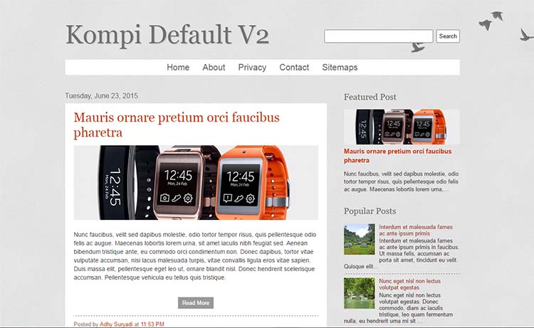 Free Blogger Template - Kompi Default V2 Free Blogger Template - Kompi Default V2
