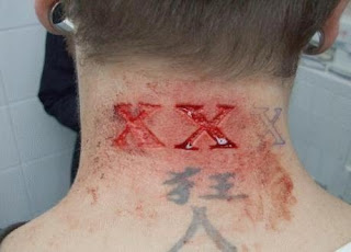 tatuagens bizarras tatuagem cicatriz 2