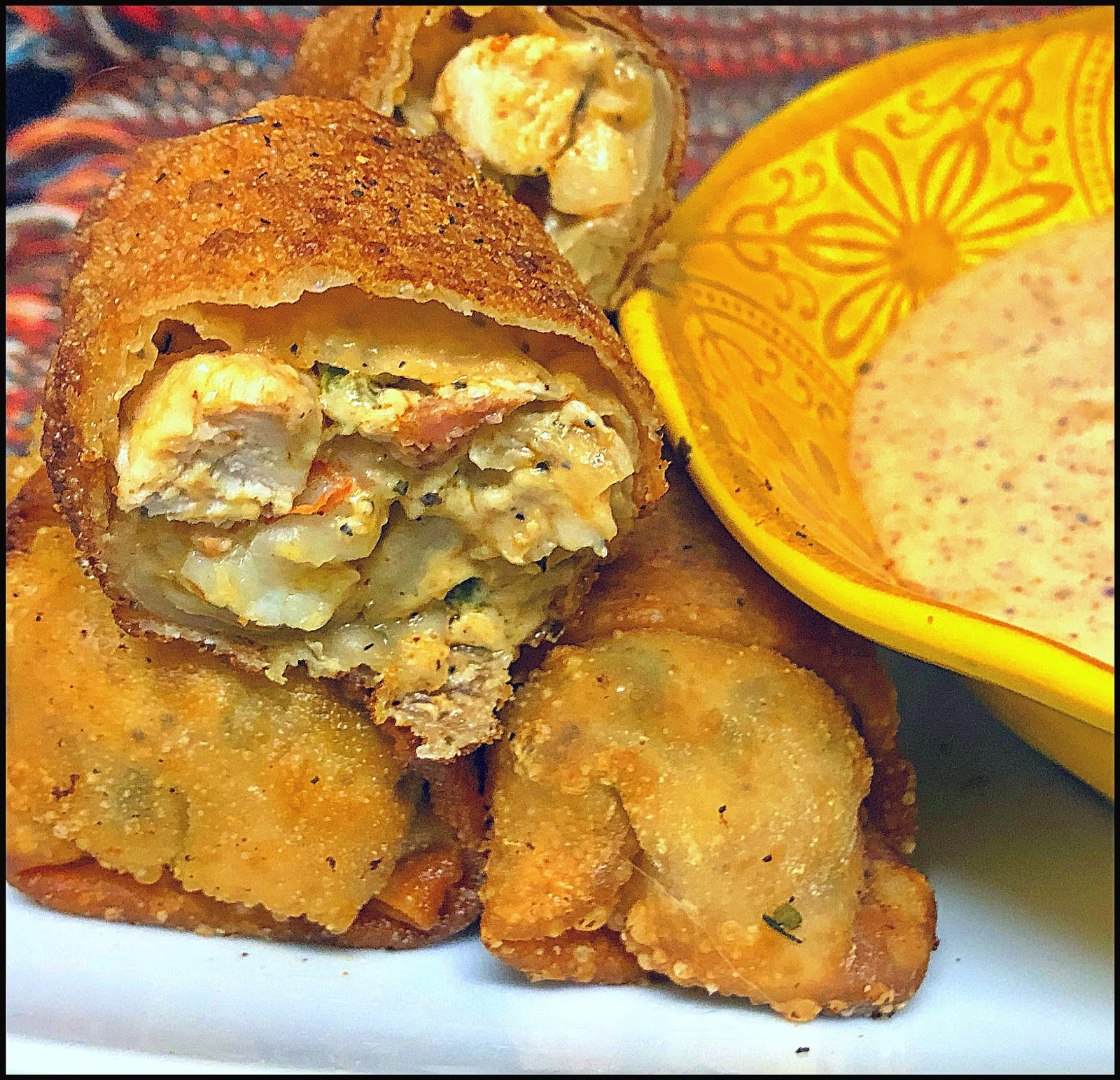 The Weekend Gourmet: Twin Dragon Asian Wrapper Blogger Recipe  ChallengeFeaturing Big Easy Egg Rolls with Creamy Creole Dipping Sauce  #TwinDragon #ChefYaki #twindragonwrappers #wontons #eggrolls #potstickers  #TooktheChallenge