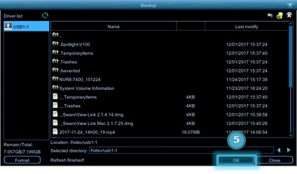 Swann export recordings usb