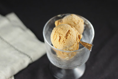 Skinny Pumpkin Pie Frozen Yogurt  #healthyicecreamrecipes