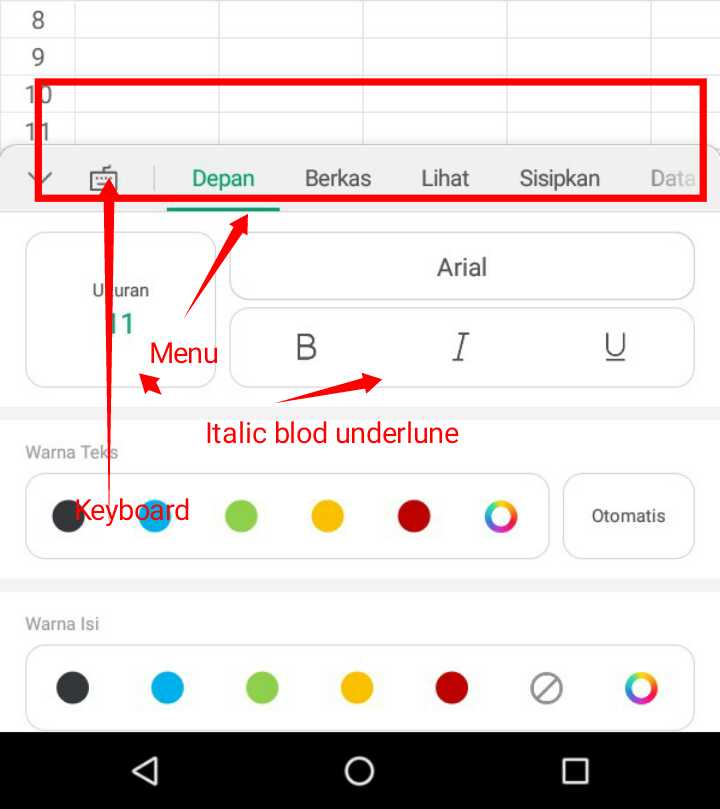 Cara Belajar Excel Di Smartphone Android Dengan Wps Office