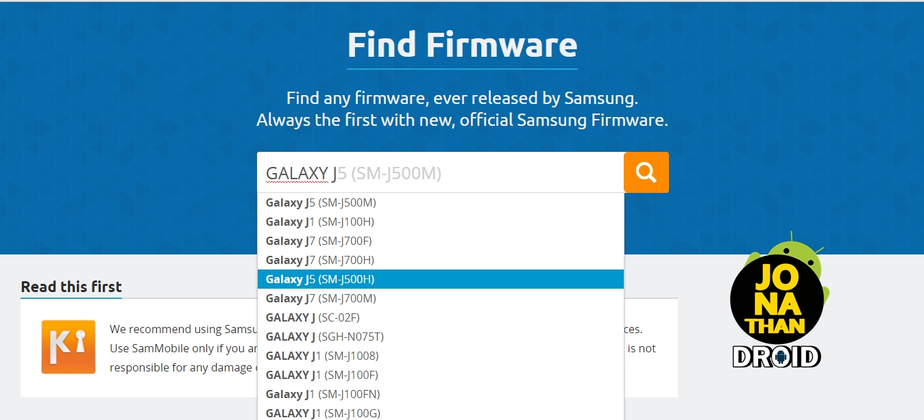 Samsung J1 Drivers For Windows Mac