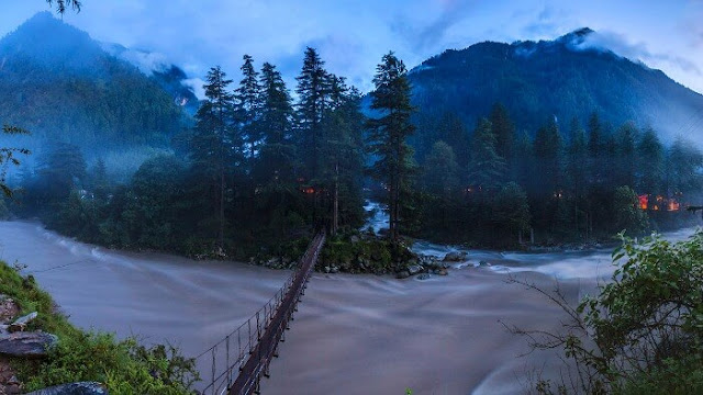 @InstaMag - Break the monotony and get out of your hectic city life to explore the silence and solace of nature amid glorious mountain peaks. kasol-serene-nature-beauty