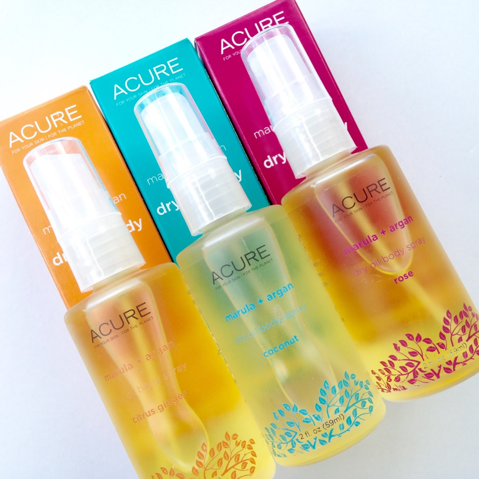 Rawdorable Acure Organics Dry Oil Body Sprays