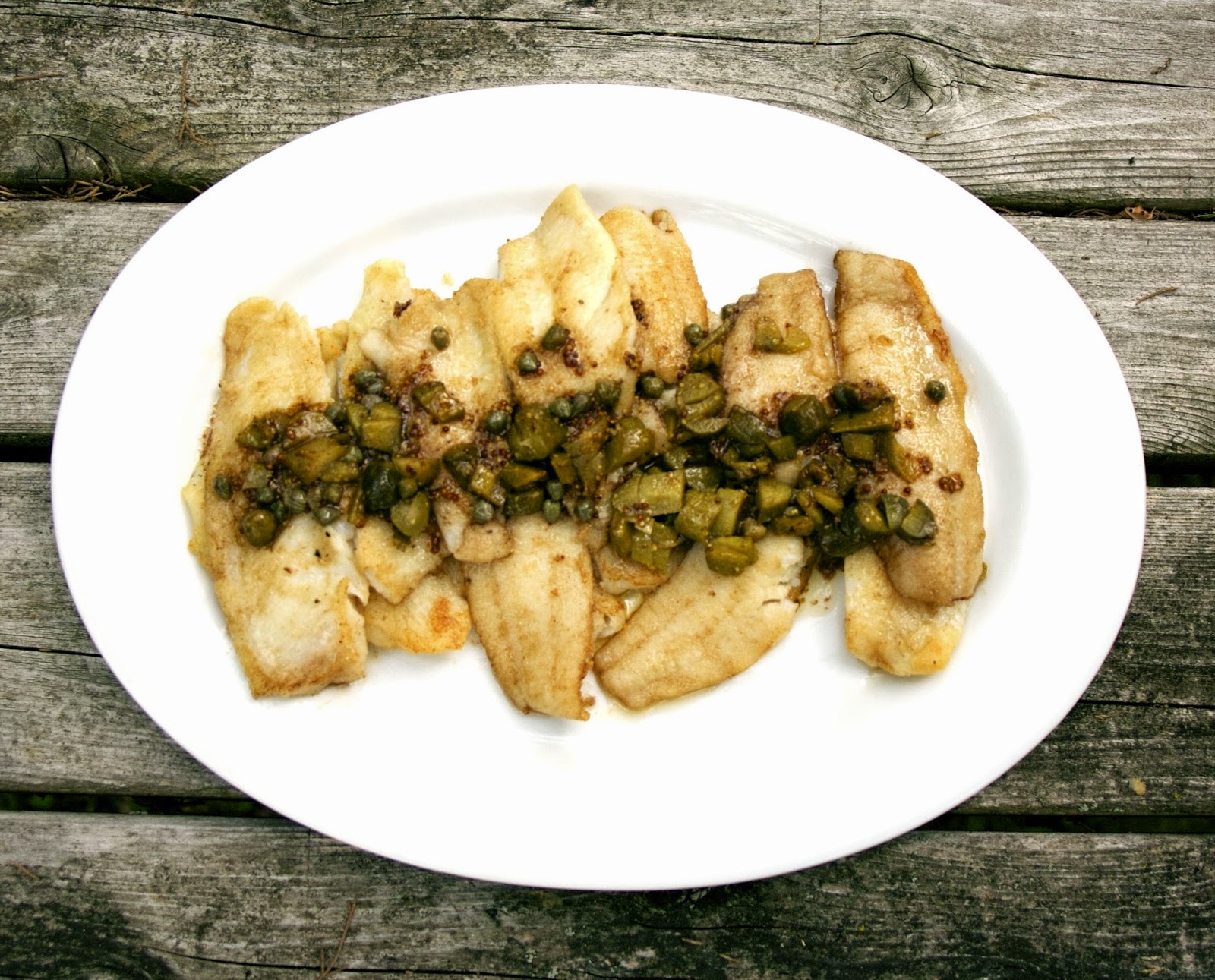 Sole with Capers, Cornichons, and Brown Butter Sauce | Simple Living ...