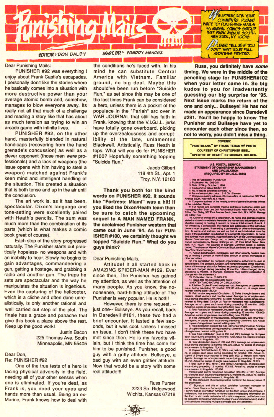 Read online The Punisher (1987) comic - Issue #100 - The Cage - 57