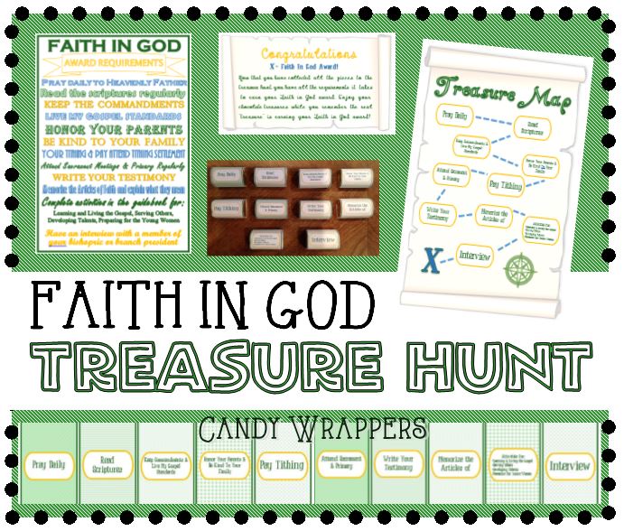 Primary Activity Ideas Activity Days Faith In God Treasure Hunt