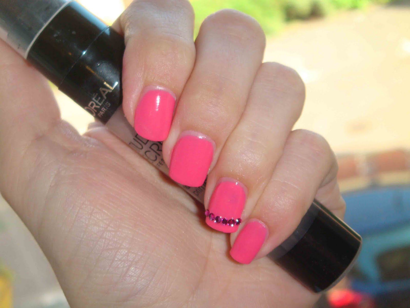 Beautiful Short Pink Nails!
