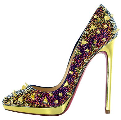 colorful christian louboutin shoes