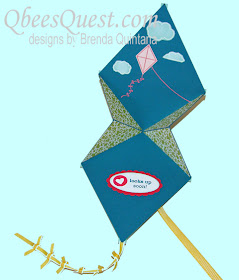 Qbee's Quest: Kite Card Tutorial
