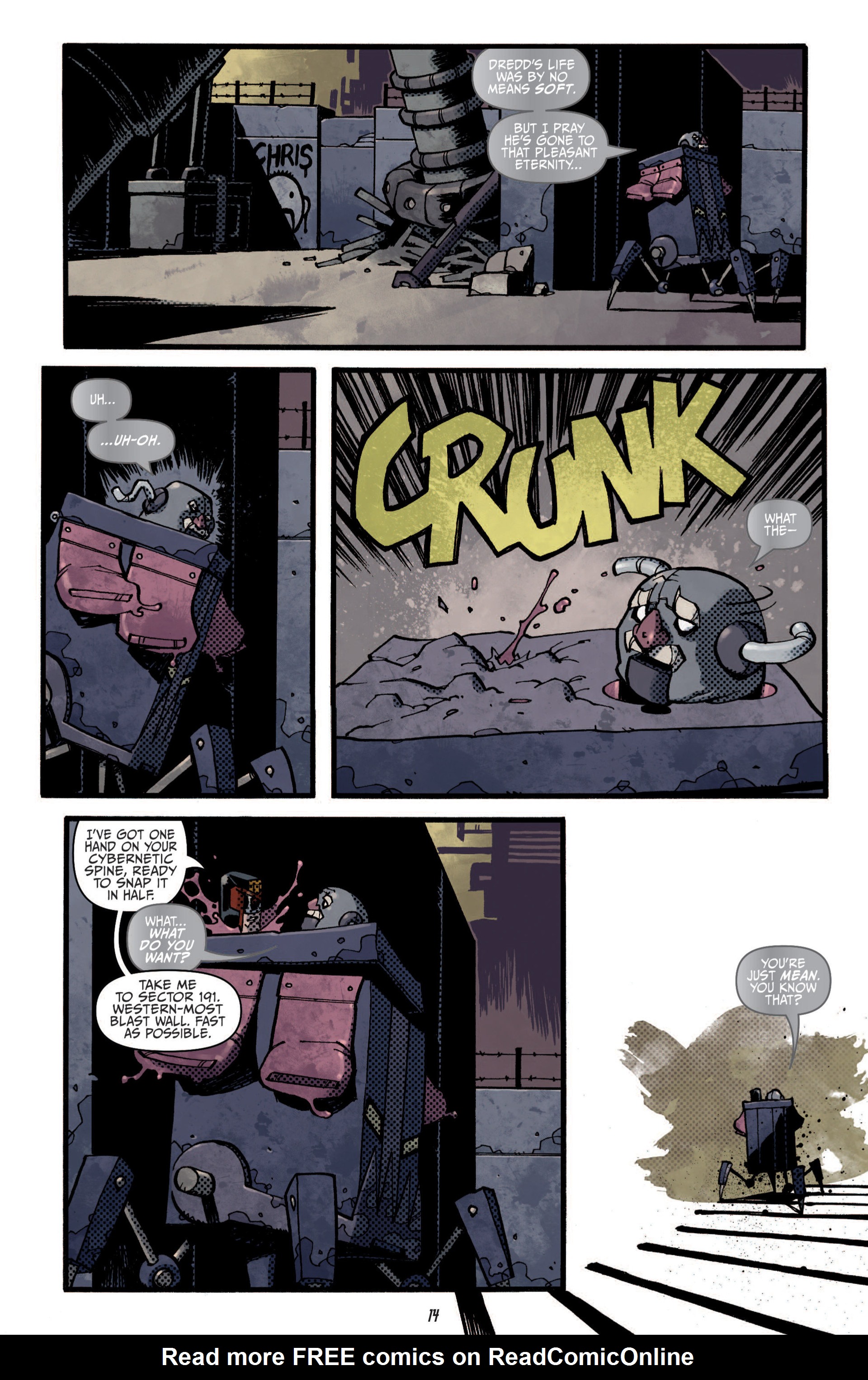 Read online Judge Dredd (2012) comic -  Issue #8 - 16