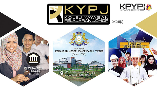 Jom Masuk Kolej! Pendaftaran Online Kemasukan Kolej Yayasan Pelajaran Johor (KYPJ)