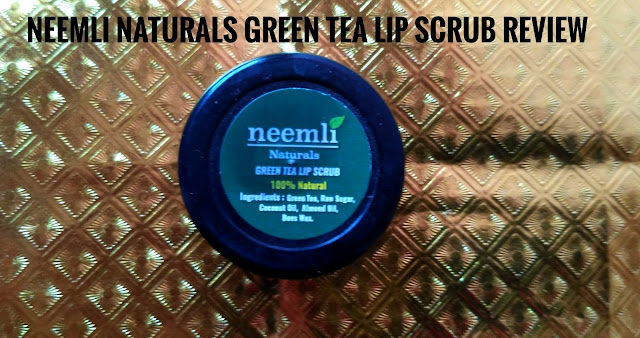 Neemli naturals green tea lipscrub Review