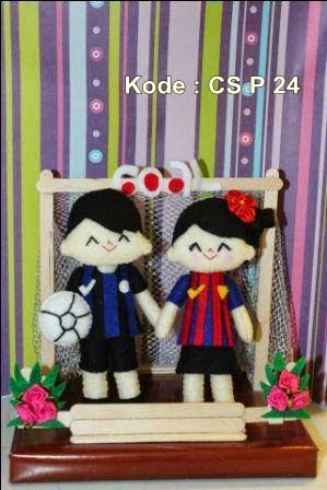 KADO WISUDA HADIAH ANIMASI UNIK BONEKA COUPLE JUAL FLANEL ...