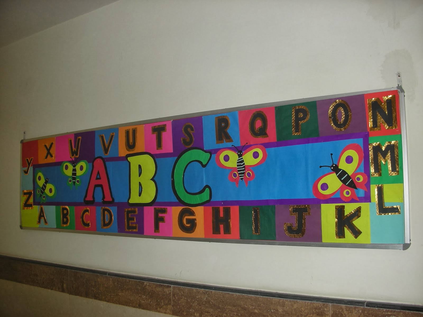 Art ,Craft ideas and bulletin boards for elementary schools Alphabets