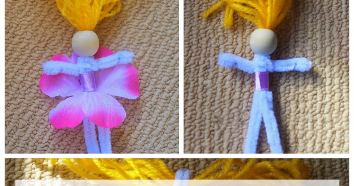 pipe cleaner fairy dolls