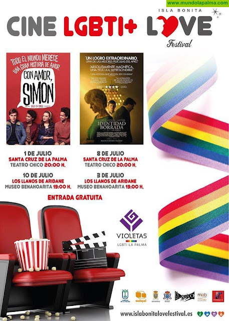 Arranca el III Ciclo de Cine LGTBI+ de La Palma, la antesala delIsla BONITA Love Festival 2019
