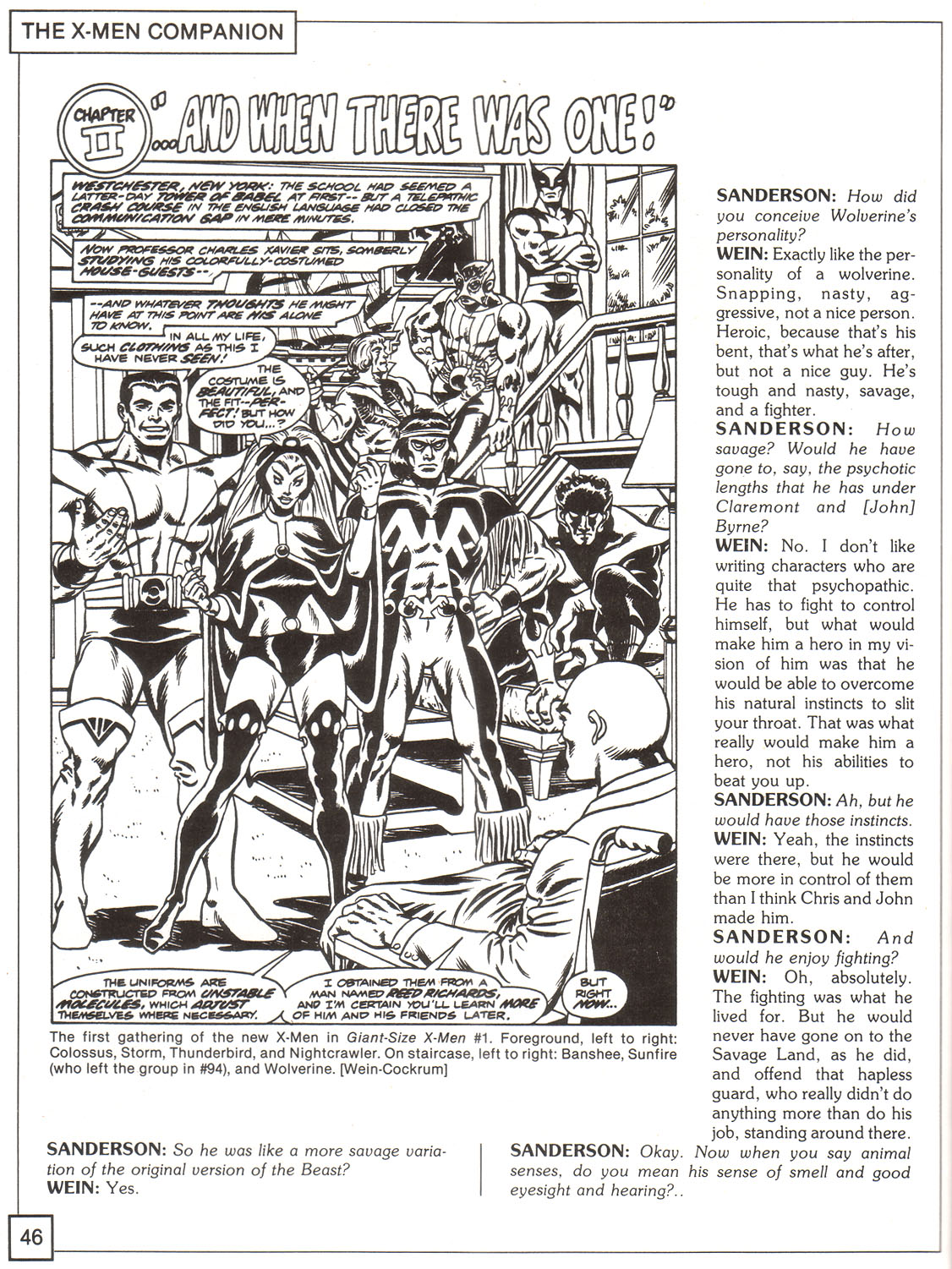 Read online The X-Men Companion comic -  Issue #1 - 46