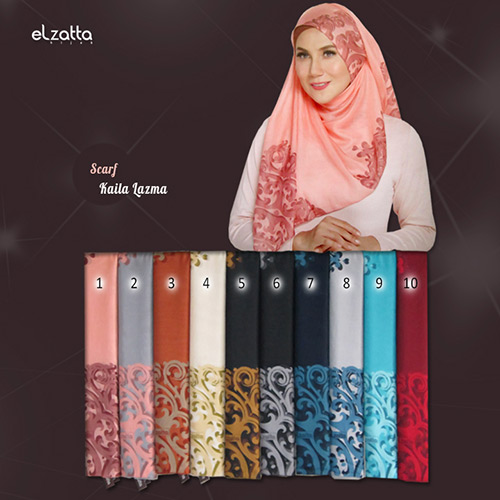 Jual Jilbab Segi Empat Terbaru Elzatta Kaila Lazma Segi 4 Cantik Elzatta Kaila Lazma