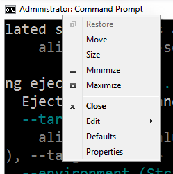 Customize Command Prompt