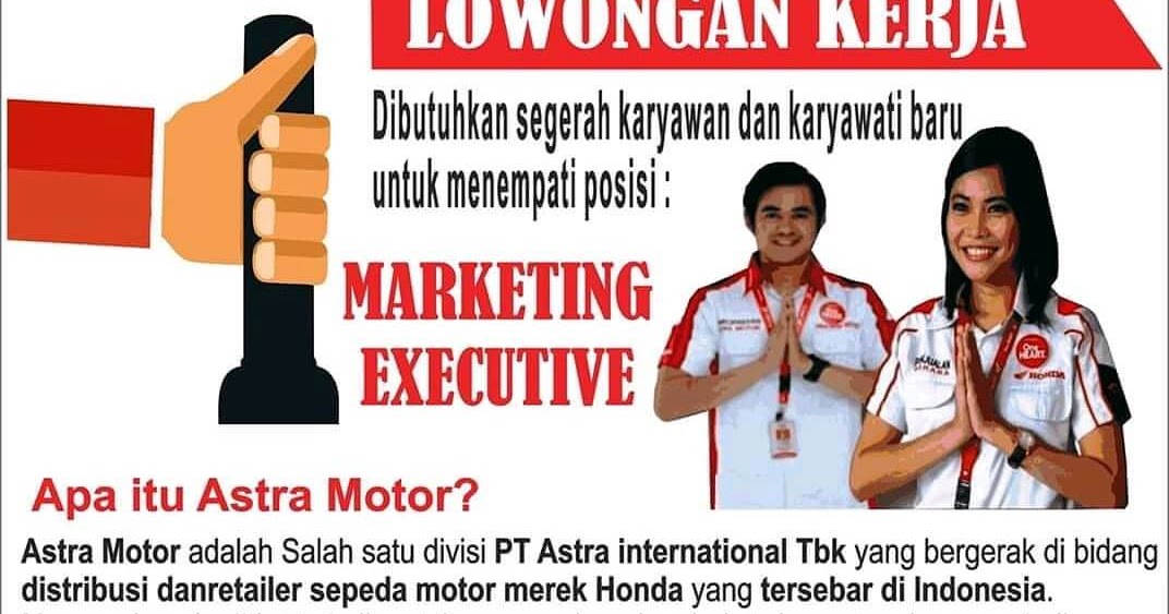 Lowongan Kerja PT. Astra International Tbk Lowongan Kerja PT. Astra International Tbk
