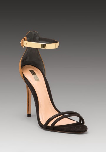 Schutz Brown and Black Sandals