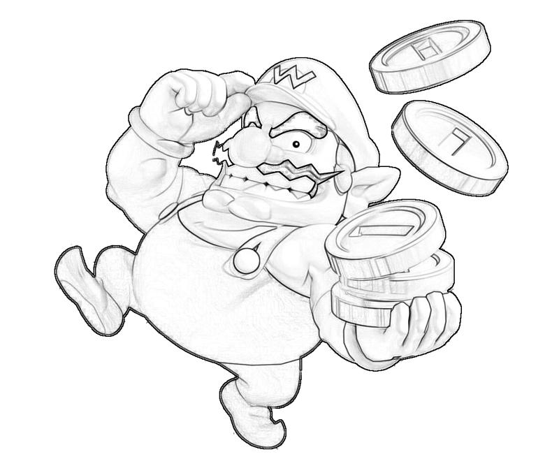 wario coloring pages - photo #22