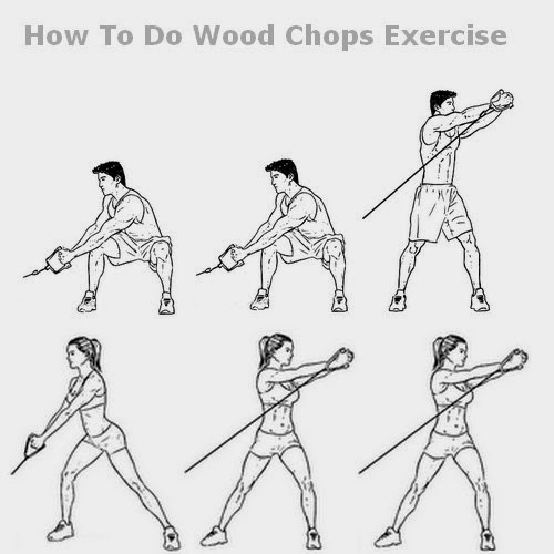 Fitness Wood - How To Do Wood Chops Exercise ~ 1 Best Helthing