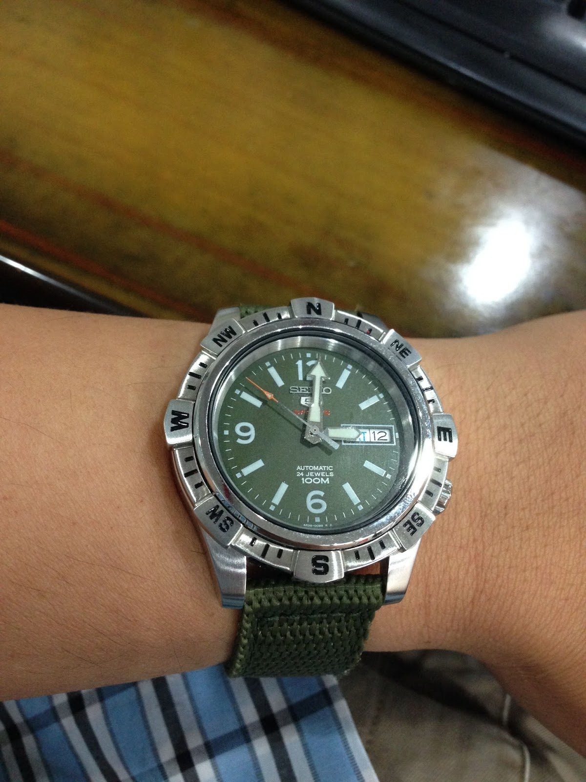 My Eastern Watch Collection: Seiko 5 Sports SRP145K1 Military Watch - New  Engine And A Handy Complication Thrown In, A Review