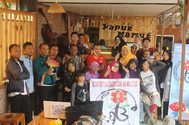 kopi darat komunitas blogger bengkulu di papuk mamuk