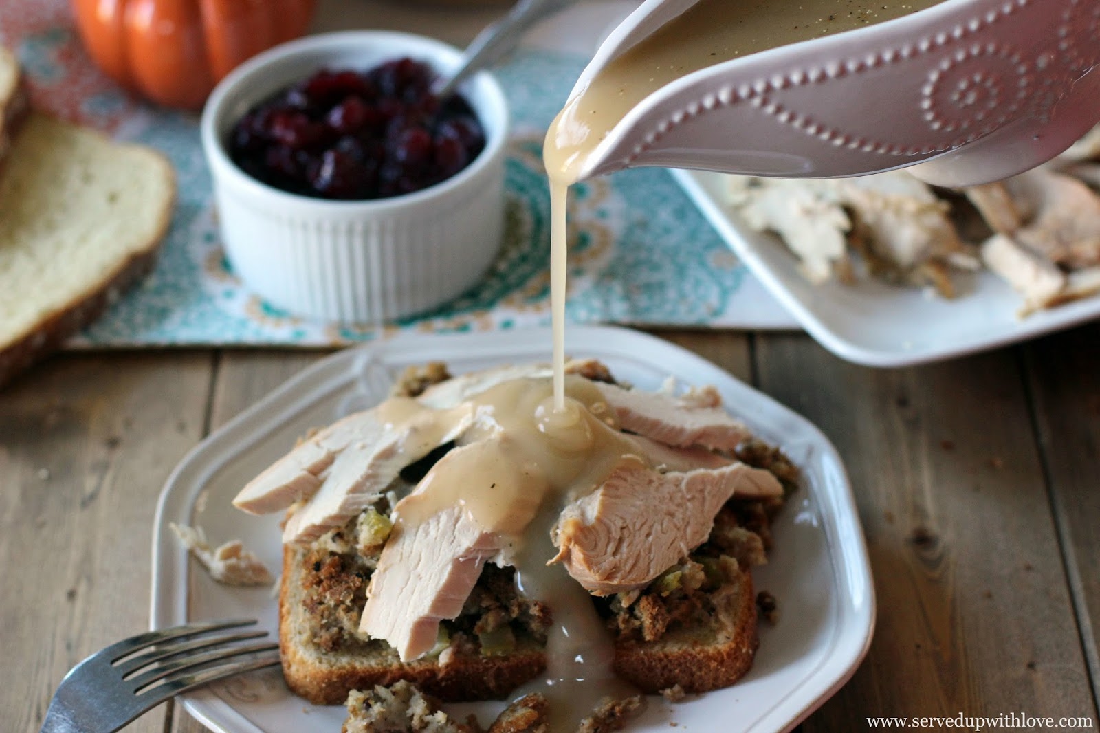 Served Up With Love Open Faced Turkey Sandwiches