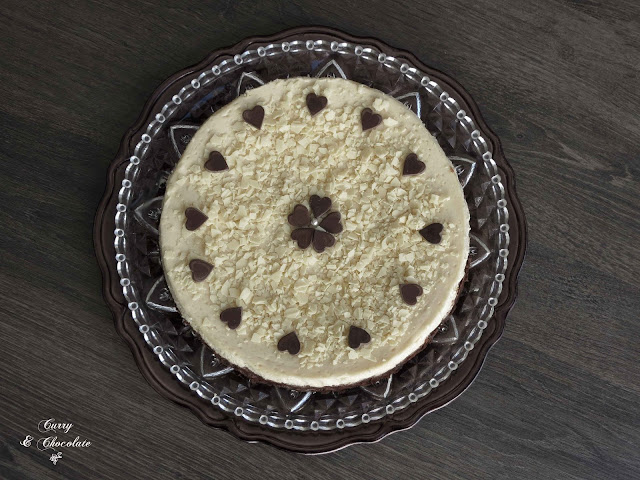 Tarta de queso  con sorpresa de dulce de leche – Cheesecake with dulce de leche   