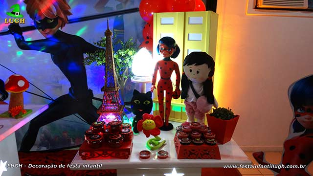 Decoração Ladybug e Cat Noir - Festa de aniversário infantil Decoração Ladybug - festa de aniversário